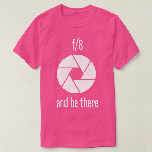f8 och var där och var där, fotografi  t shirt (Design framsida)