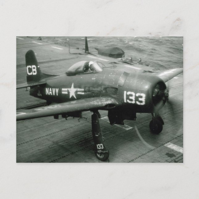 F8F Bearcat Vykort (Framsida)