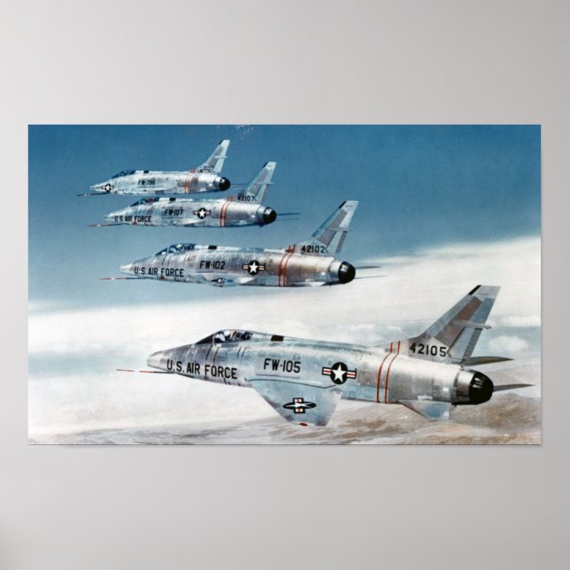 F-100 Toppen Sabers Poster (Framsidan)