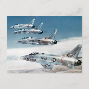 F-100 Toppen Sabers Vykort