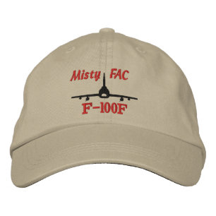 F-100F Golf Hat Broderad Keps
