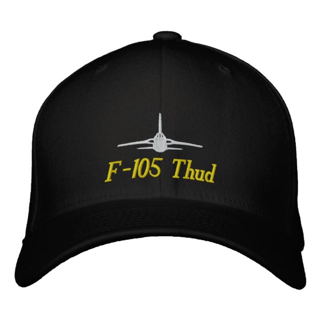 F-105 Golf Hat Broderad Keps (Framsida)