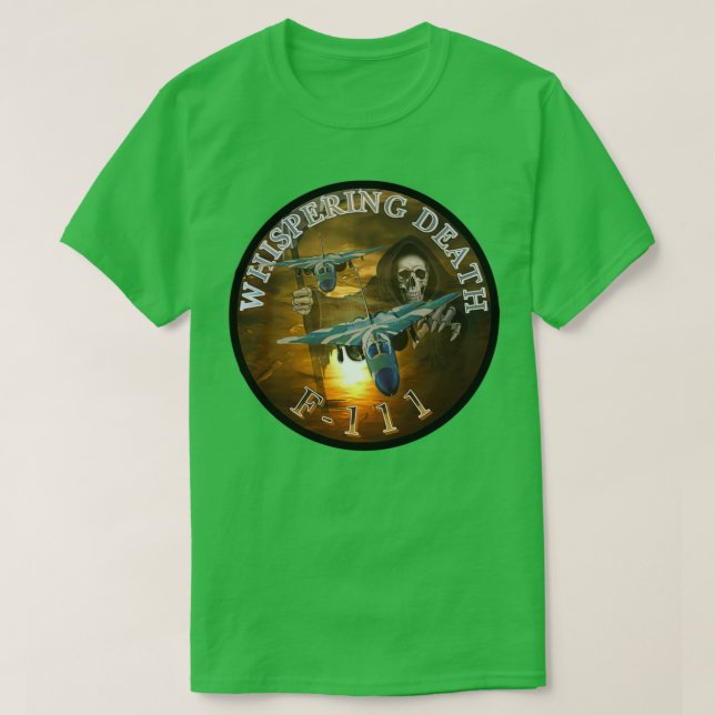 F 111 Bomber Jet  T Shirt (Design framsida)
