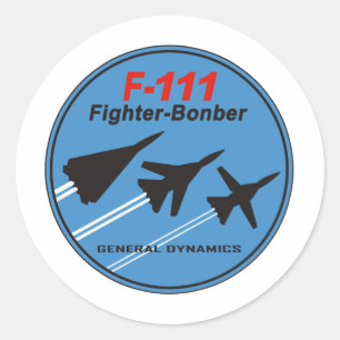F-111-korrigering Runt Klistermärke