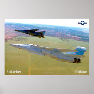 F-111A AARDVARK och EF-111A RAVEN Poster