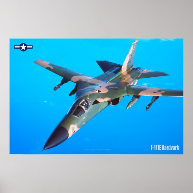 F-111E AARDVARK POSTER (Framsidan)