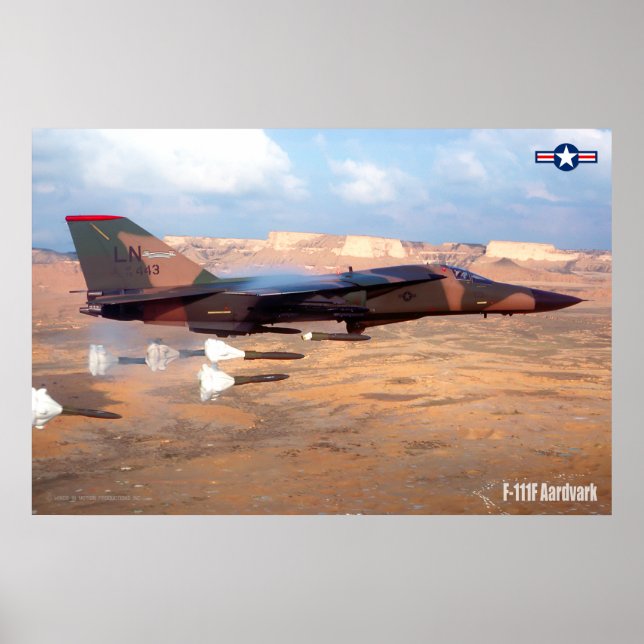F-111F AARDVARK POSTER (Framsidan)