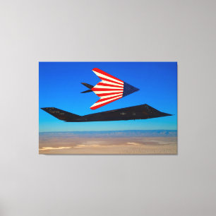 F-117 NIGHTHAWK 32 x 48 Canvastryck