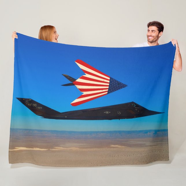 F-117 NIGHTHAWK FLEECEFILT (På plats)