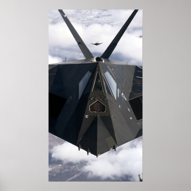F-117 Nighthawk-flygplan Poster (Framsidan)