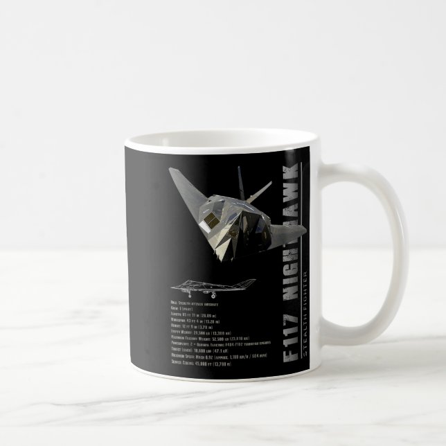 F-117 Nighthawk Stealth Fighter-specifikation  Kaffemugg (Höger)