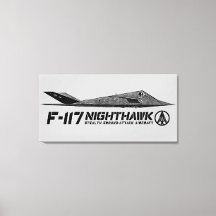 F-117 Nighthawk Stretched Kanvastryck