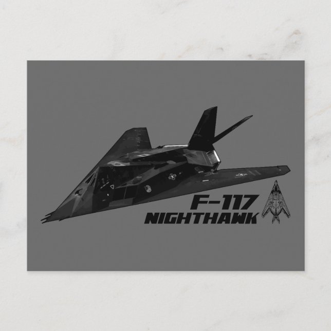 F-117 Nighthawk Vykort (Framsida)