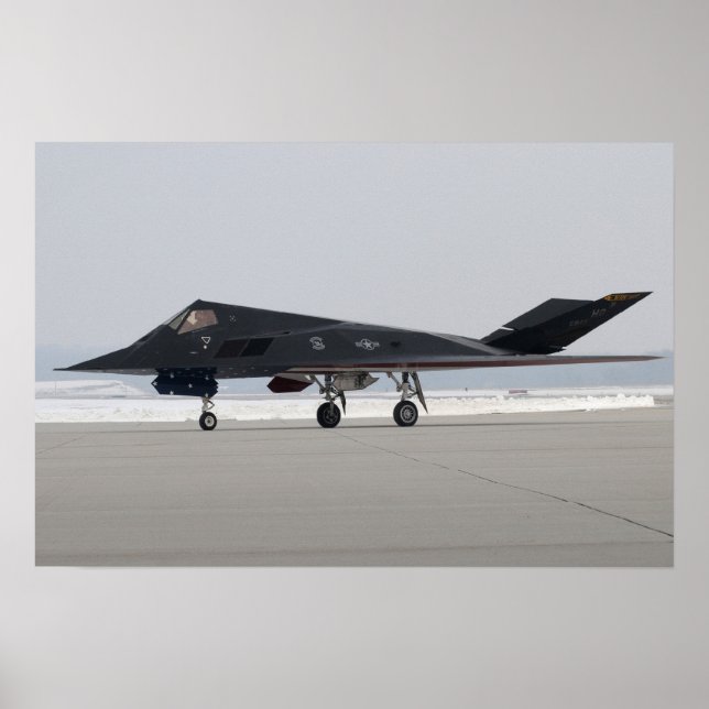 F-117 Sanitetsstridsflygplan Poster (Framsidan)