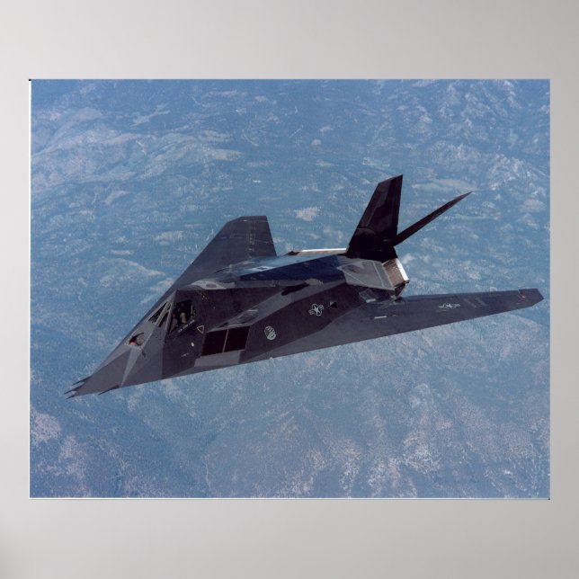 F-117 Sanitetsstridsflygplan Poster (Framsidan)