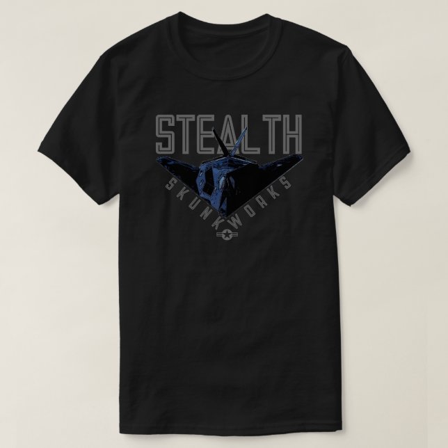 F-117 STEALTH BOMBER T SHIRT (Design framsida)