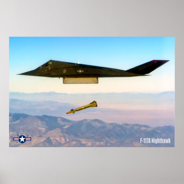F-117A NIGHTHAWK POSTER (Framsidan)