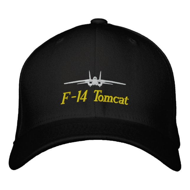 F-14 Golf Hat Broderad Keps (Framsida)