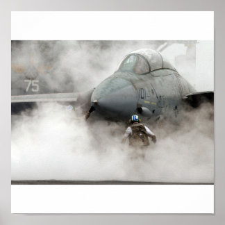 F-14 i rök poster