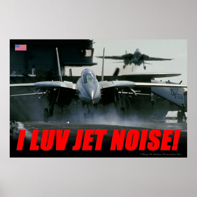F-14 Poster av buller från Jet (Framsidan)