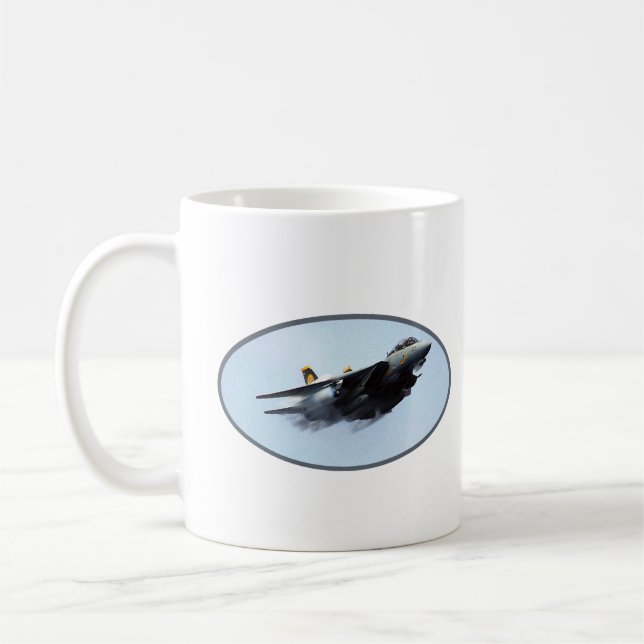 F-14 Tomcat Airfighter-målning Kaffemugg (Vänster)