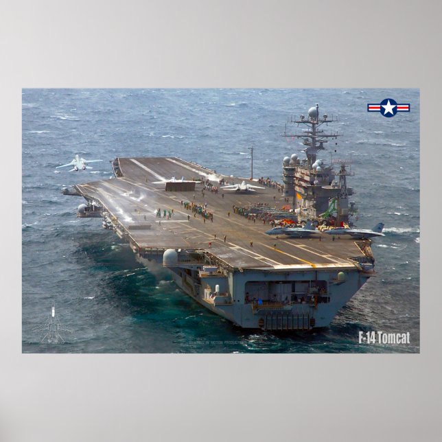 F-14 TOMCAT ’CARRIER’ POSTER (Framsidan)