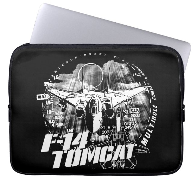 F-14 Tomcat Computer Sleeve Electronics Bag (Framsidan)