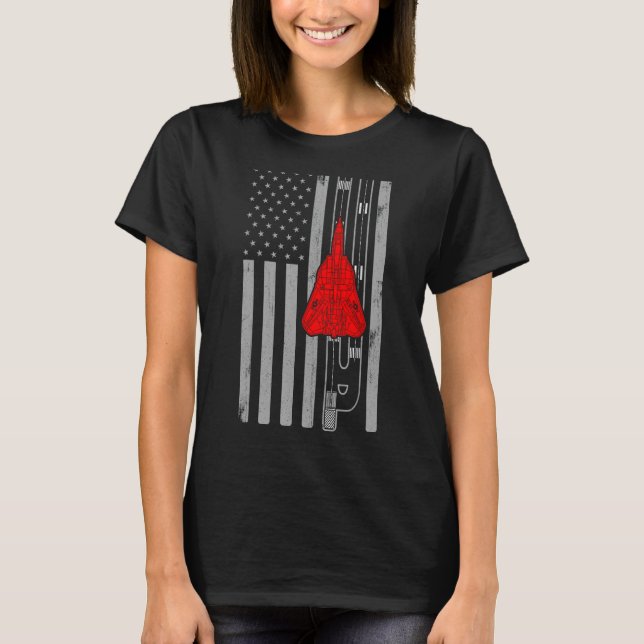 F-14 Tomcat Fighter Jet-flygplan Amerikanska Sprin T Shirt (Framsida)