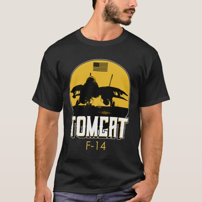 F-14 Tomcat Fighter Jet T-Shirt (Framsida)