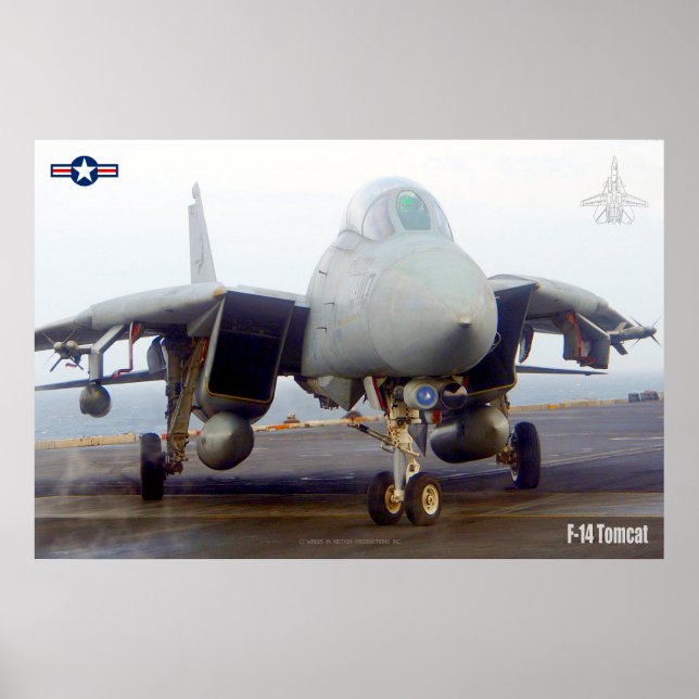 F-14 TOMCAT "FLIGHTDECK" POSTER (Framsidan)