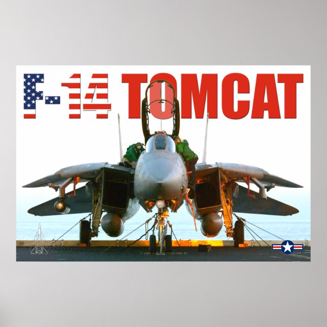 F-14 TOMCAT "FLIGHTDECK" POSTER (Framsidan)