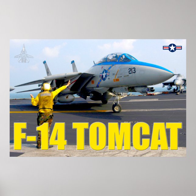 F-14 TOMCAT "FLIGHTDECK" POSTER (Framsidan)