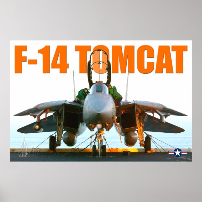F-14 TOMCAT "FLIGHTDECK" POSTER (Framsidan)