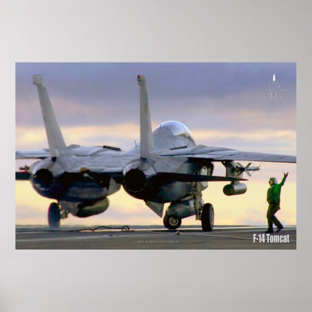 F-14 TOMCAT "FLIGHTDECK" POSTER (Framsidan)