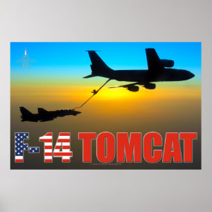 F-14 TOMCAT "FLYGNING" POSTER