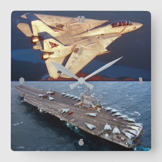 F-14 TOMCAT FYRKANTIG KLOCKA