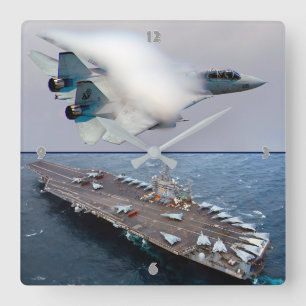 F-14 TOMCAT FYRKANTIG KLOCKA