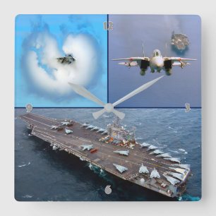 F-14 TOMCAT FYRKANTIG KLOCKA