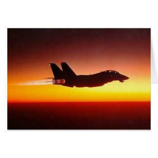 F-14 TOMCAT I EFTERBURNER HÄLSNINGSKORT