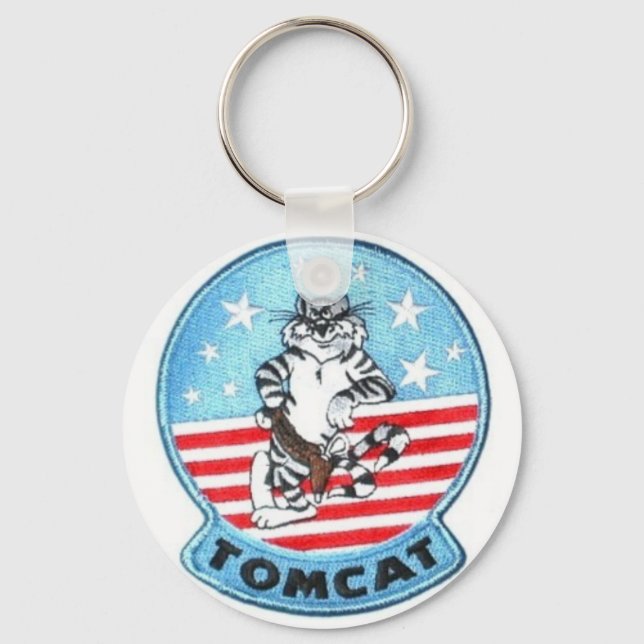 F-14 TOMCAT JET FIGHTER KEYCHAIN NYCKELRING (Framsida)