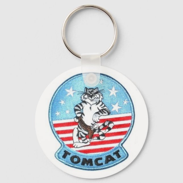 F-14 TOMCAT JET FIGHTER KEYCHAIN NYCKELRING (Framsida)