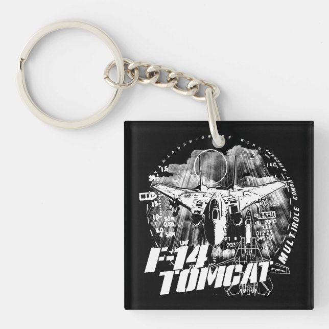 F-14 Tomcat Keychain Acrylic Keychain (Framsidan)