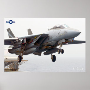 F-14 TOMCAT "LAUNCH"-POSTER POSTER