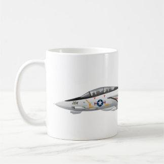 F-14 Tomcat Military Fighter Jet VF-21 Kaffemugg