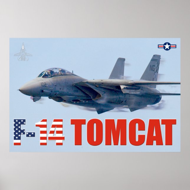 F-14 TOMCAT POSTER (Framsidan)