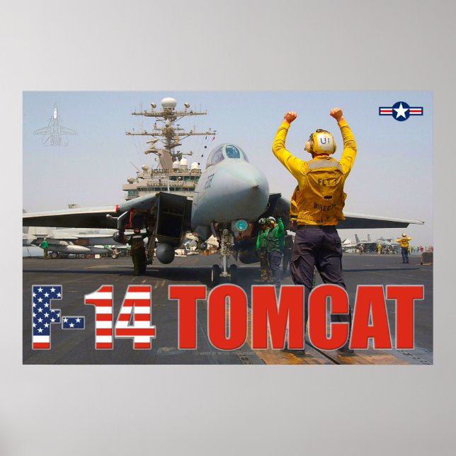 F-14 TOMCAT POSTER (Framsidan)