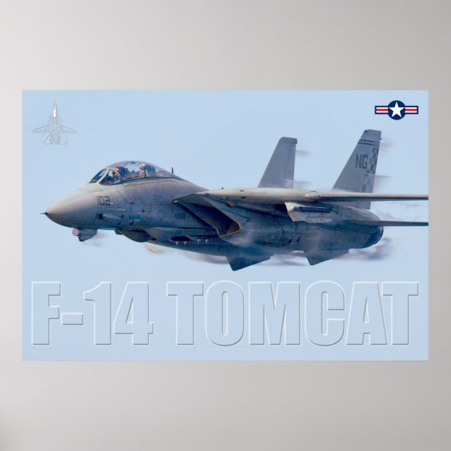 F-14 TOMCAT POSTER (Framsidan)