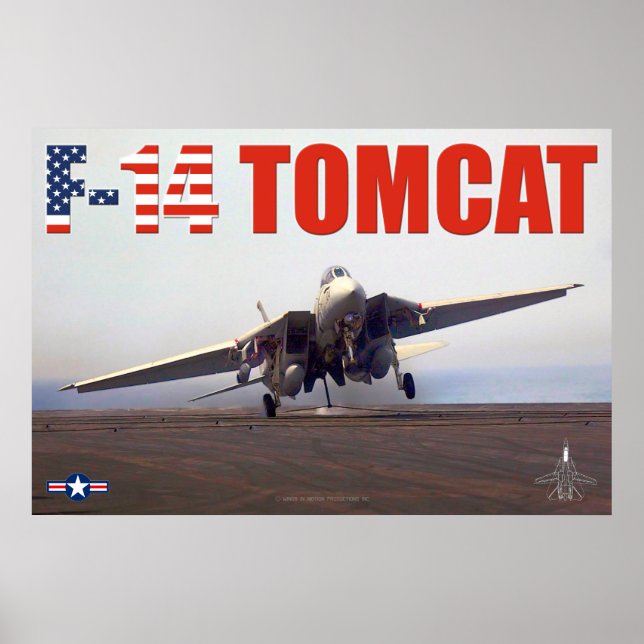 F-14 TOMCAT POSTER (Framsidan)