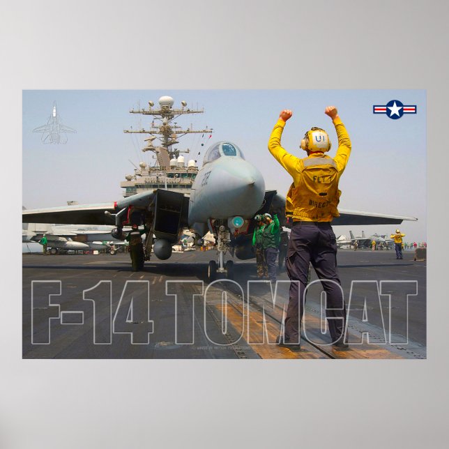 F-14 TOMCAT POSTER (Framsidan)