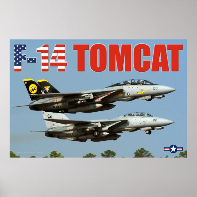 F-14 TOMCAT POSTER (Framsidan)